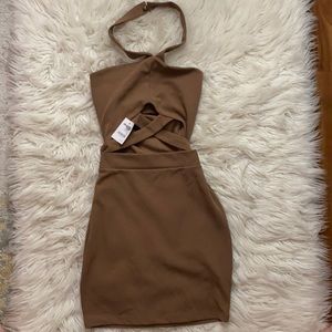 Brand new nude bodycon dress😍🙌🏼